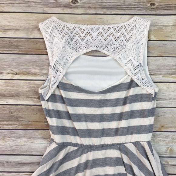 dELiA*s Striped Crochet Dress - Picture 6 of 7